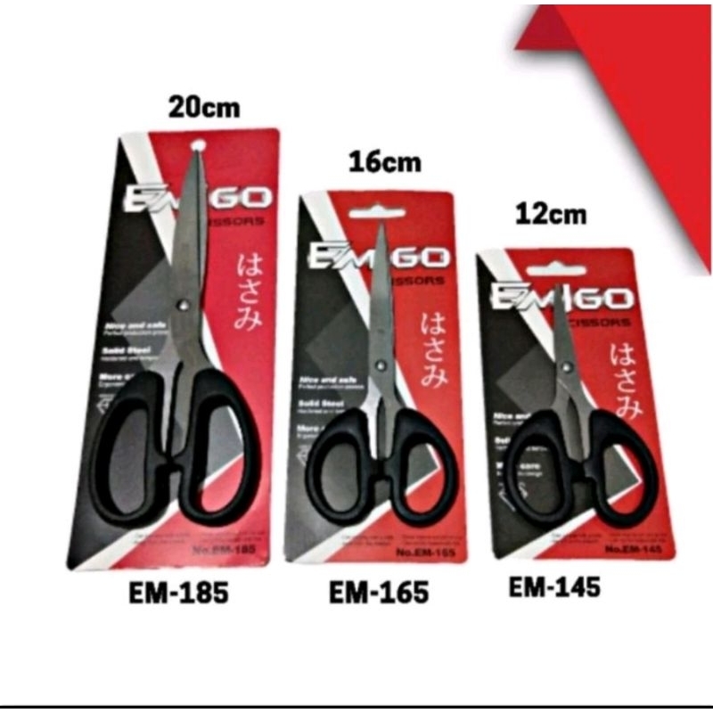 

Gunting Stainless Tajam Emigo /Gunting Kecil Sedang Besar