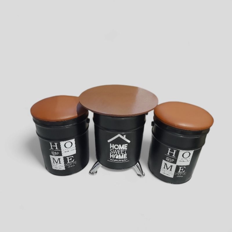 kursi teras,kursi tong asli kaleng bukan duplek,kursi tong custom