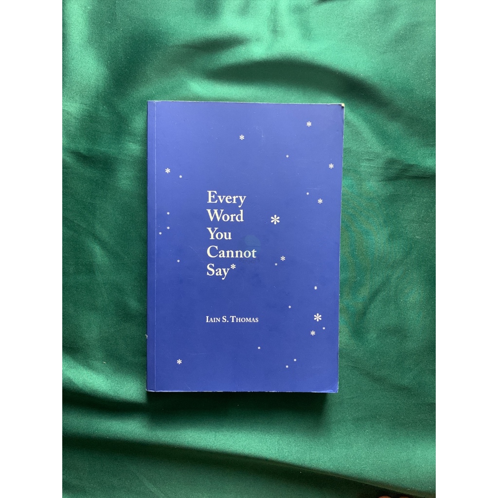 PRELOVED - Novel/Buku Every Word You Cannot Say - Iain S. Thomas