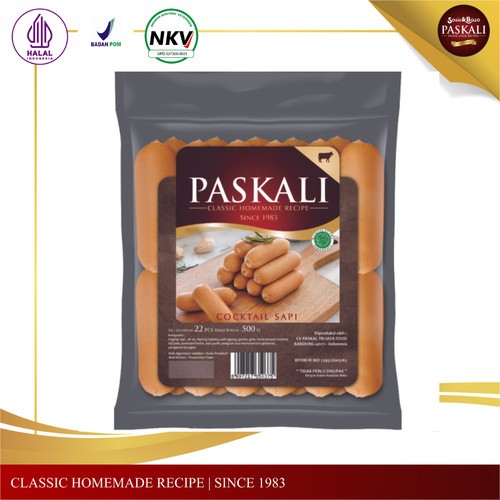 

Paskali Classic Homemade Recipe Sausage Cocktail 500gr / Sosis Koktail Paskali / Sosis Kecil 500g