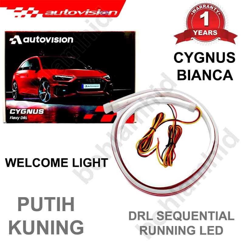 L-DRL LED Autovision Cygnus Bianca 16W DRL Sequential Running Light