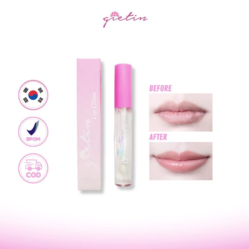 Gietin Lip Gloss Lipstick Lip Plumper Korean LipGloss Korean Transparent Lip Gloss GT18