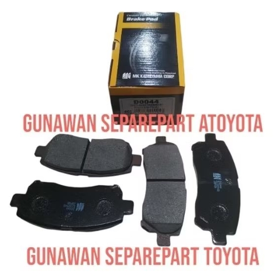 KAMPAS REM DEPAN BRAKE PAD TOYOTA AVANZA 2004-2015 RUSH 2005-2010 MK