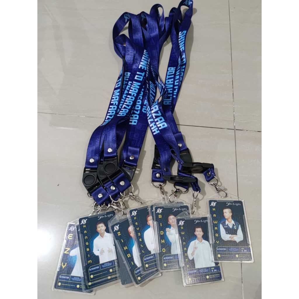 

Lanyard + ID Card UV dan Case ID