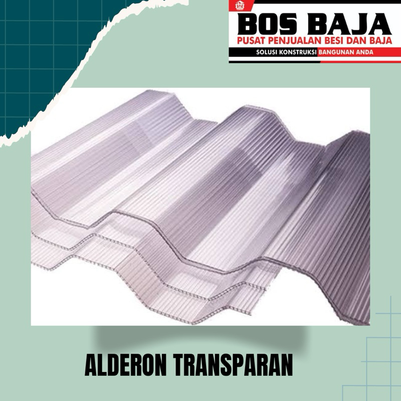 ALDERON TRANSPARAN 100% ORIGINAL