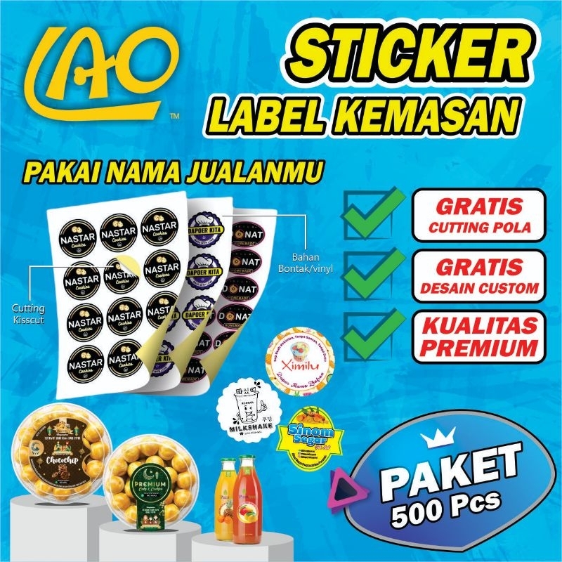 

STICKER KEMASAN PRODUK UMKM