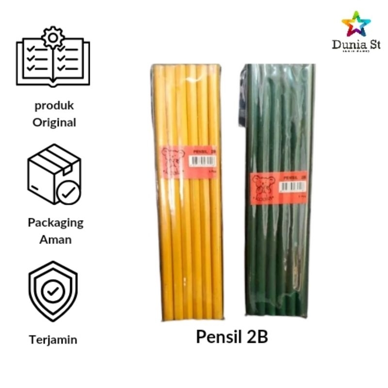 

pencil 2B worry (6pc)