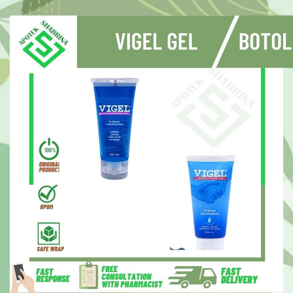 vigel lubricating gel @30 gr/ vigel lubricating gel @60 gr