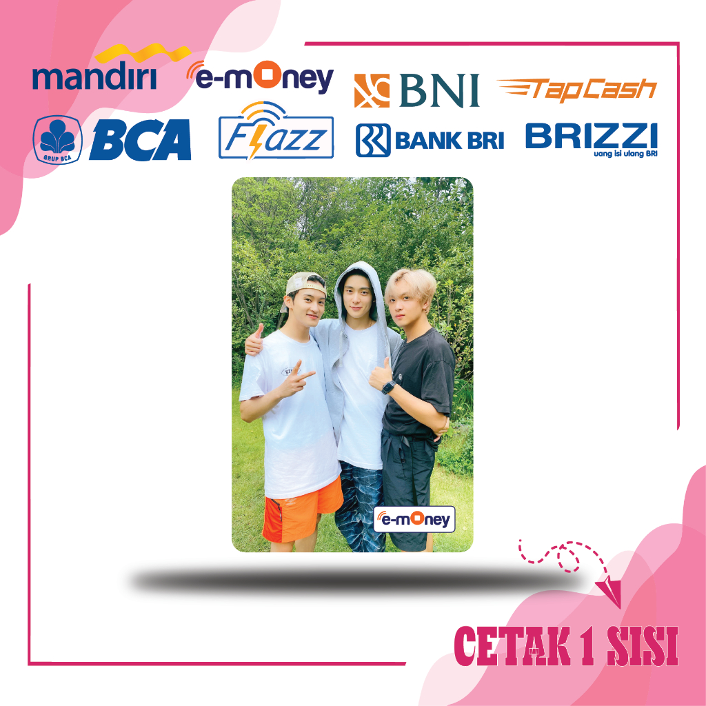 KARTU EMONEY HAECHAN MARK JAEHYUN NCT KPOP KOREA NCT 127 KPOP E MONEY E TOLL MANDIRI FLAZZ BCA GEN 2