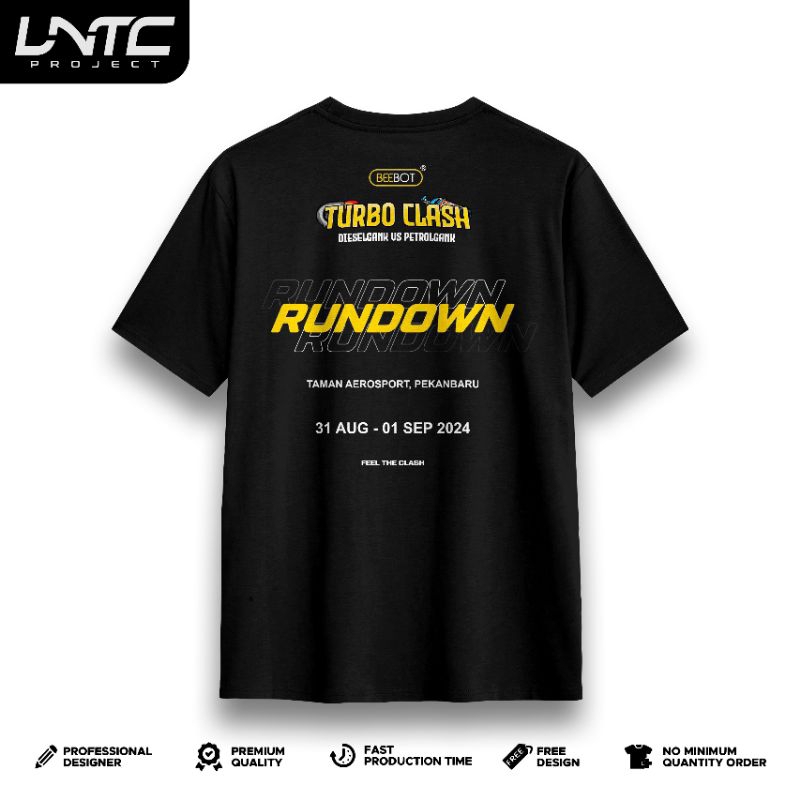 kaos beebot rundown turbo clash diesel taman aerosport pekanbaru