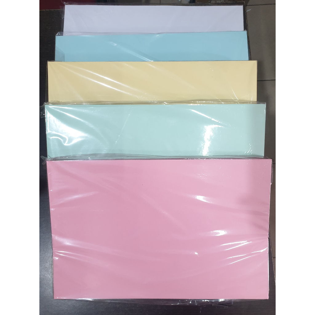 

KERTAS COVER Jilid Manila F4 / Brief Card (BC) Putih /Warna Folio 1 Pak 100 Lembar