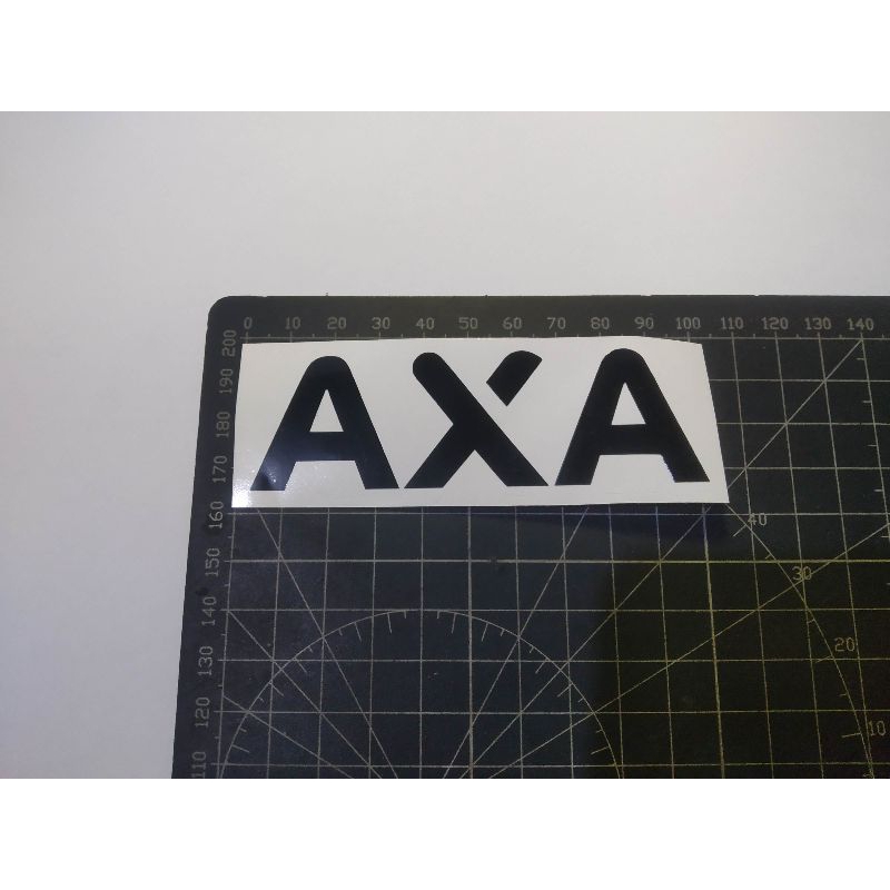 

cutting sticker axa