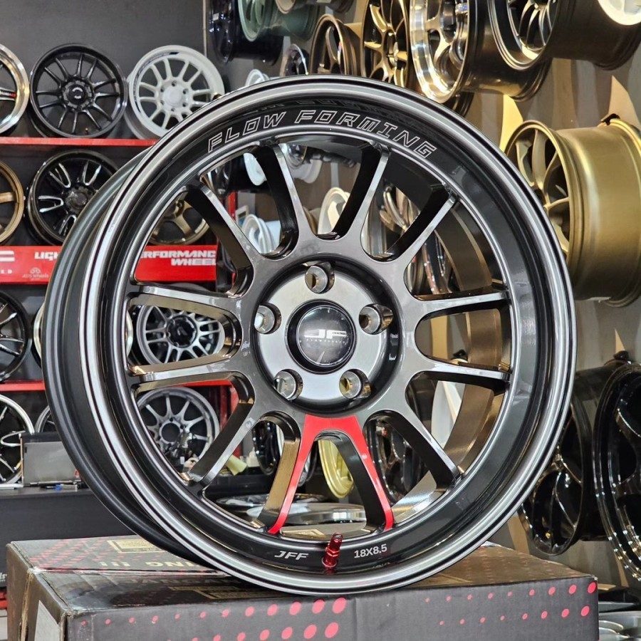 velg mobil r18 BUZZ VENOM 5 FLOW FORMING velg ring 18 reborn venturer