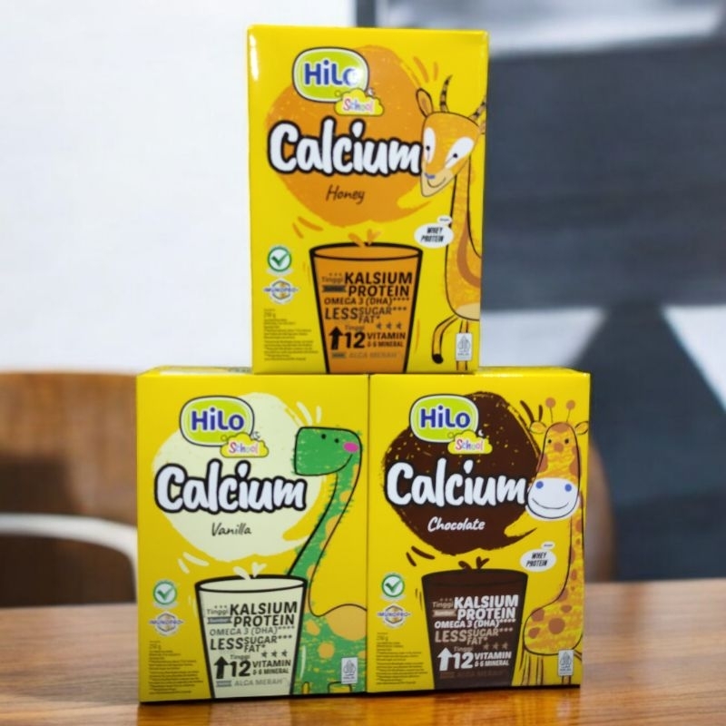 

HiLo School Calcium Vanila Coklat 250 g