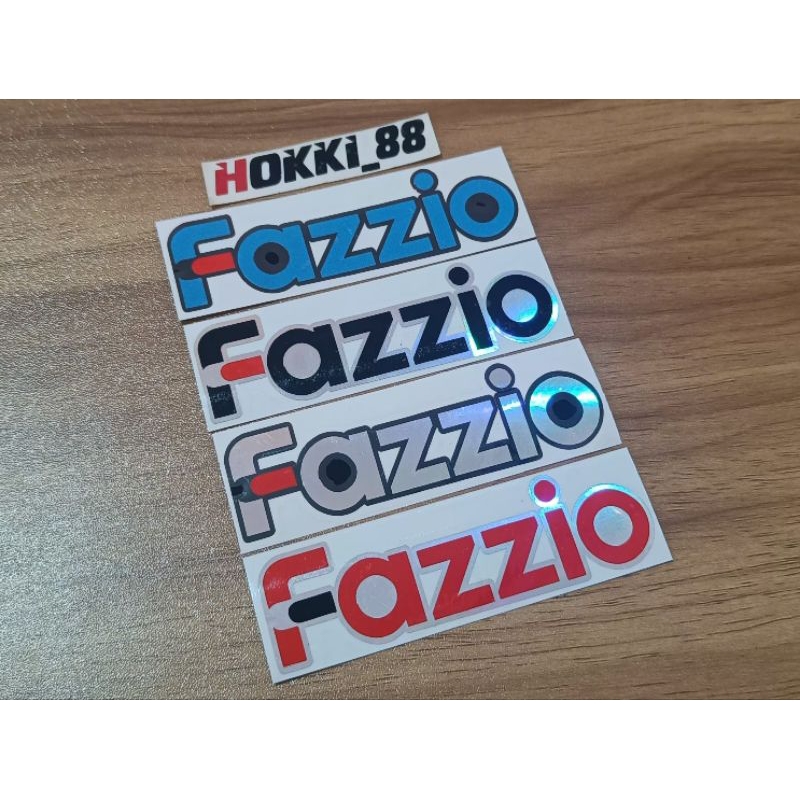 Stiker cutting motor Yamaha FAZIO