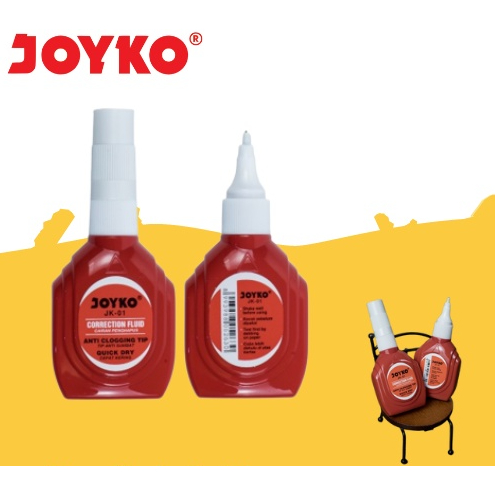 

Tipe X Cair Correction Fluid Pen JOYKO JK-01 - Satuan