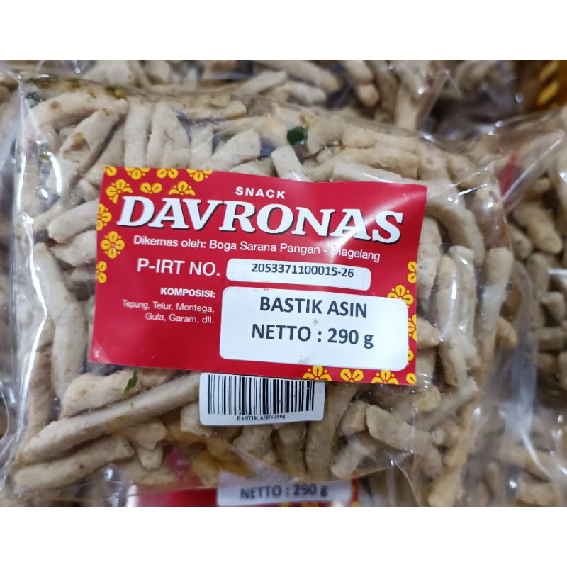 

Stik Bakso Asin Bastik Asin Davronas 290g Camilan oleh-oleh khas Jogja Magelang Semarang Jateng DIY