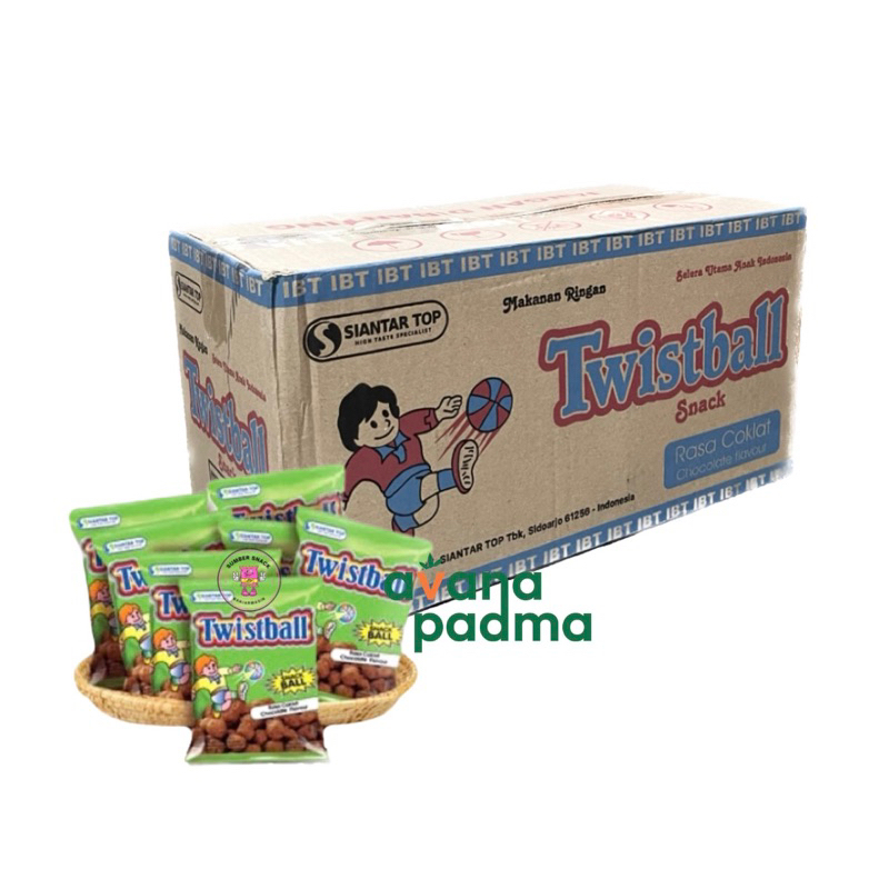 

Twistball Snack Ball Coklat Box (Isi 4 Renceng/Box) (400g)