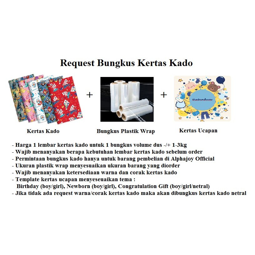 

Bungkus Kado Alphajoy Gift Wrap