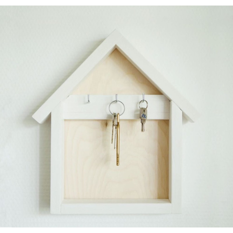 Rak Gantungan kunci bentuk rumah mini