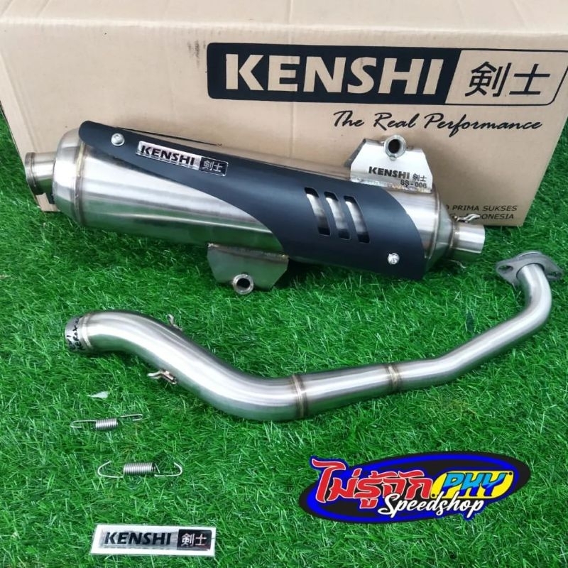 kenalpot Kenshi Knalpot standar Racing by KENSHI racing Full stainless for yamaha Aerox old / Lexi o