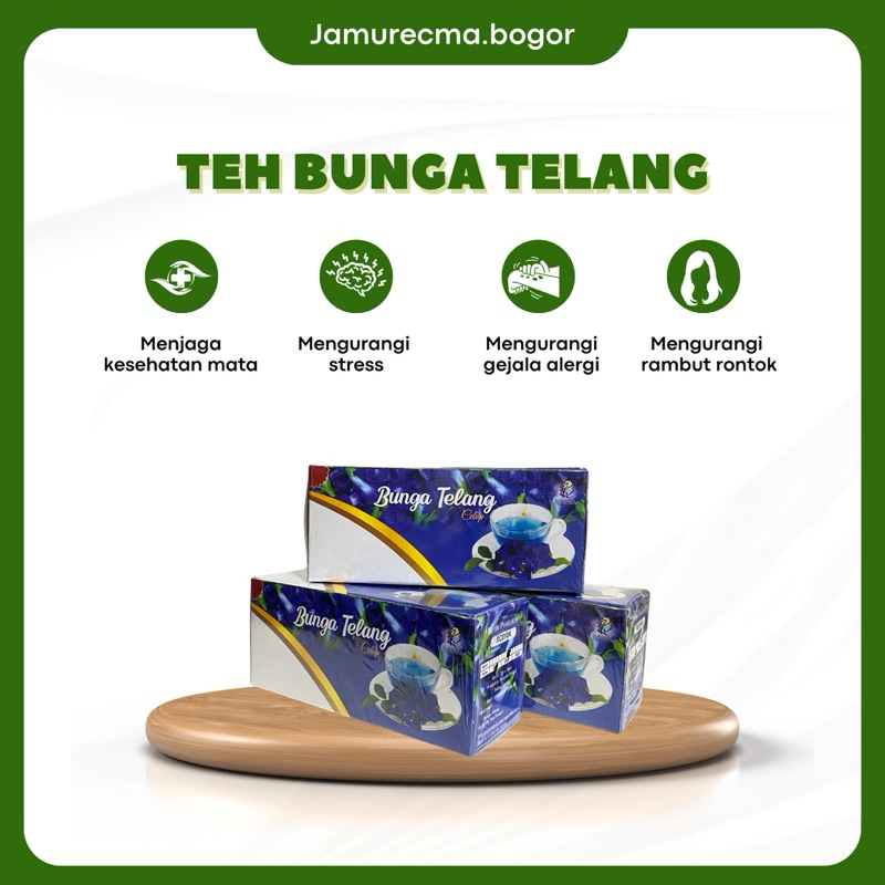 

RECMA Teh Bunga Telang isi 20 kantong