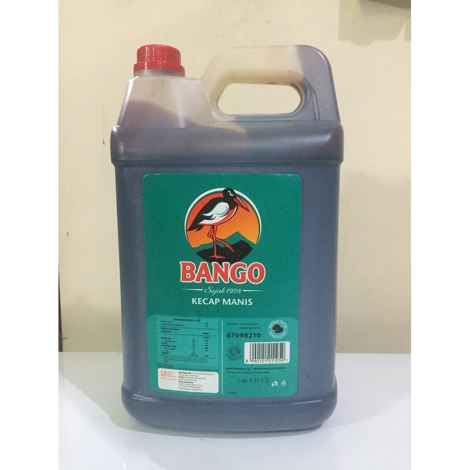 

Kecap Bango Kecap Manis Jerigen 6,5kg 6,2L
