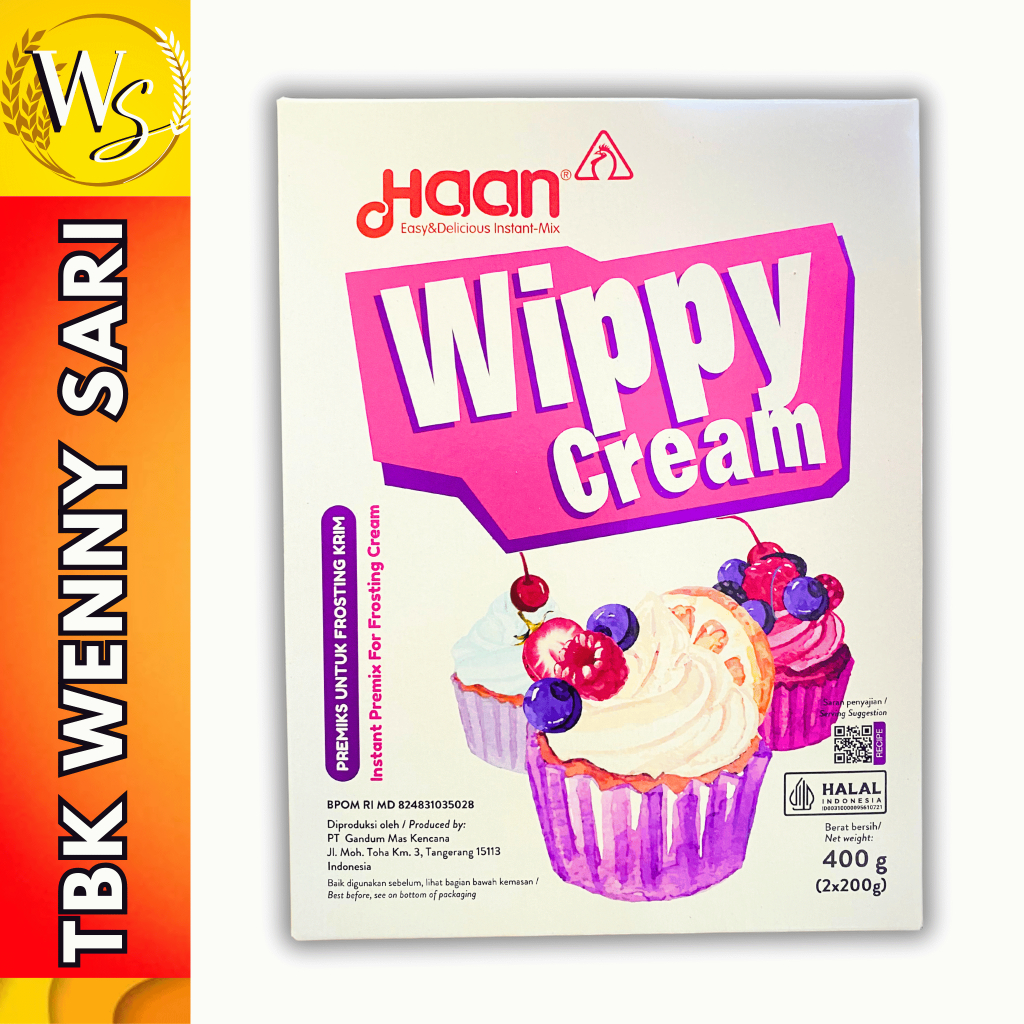 

HAAN WIPPY CREAM 400 gram