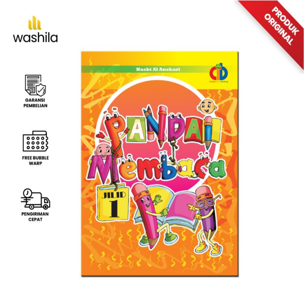 Buku Anak PANDAI MEMBACA Belajar Membaca - Jilid 1