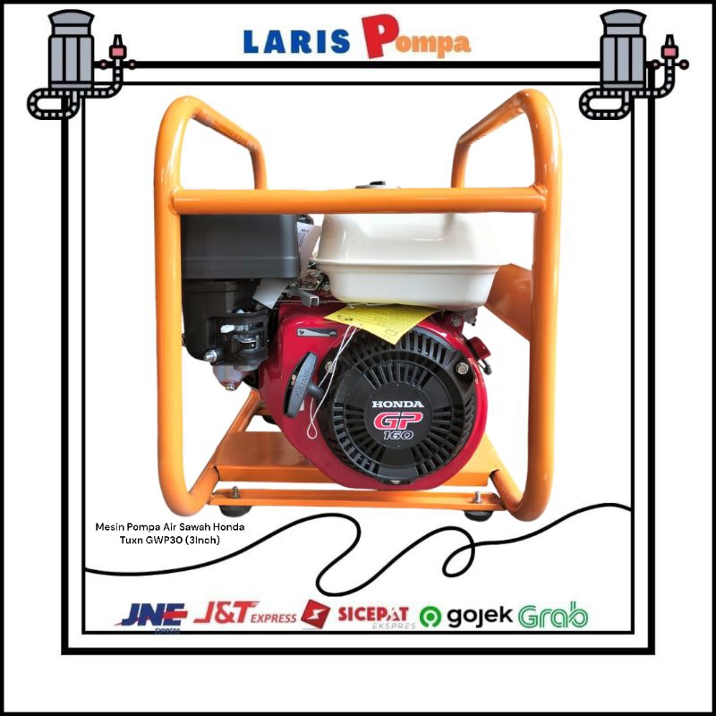Mesin Pompa Air Sawah Honda Tuxn GWP30 (3Inch)