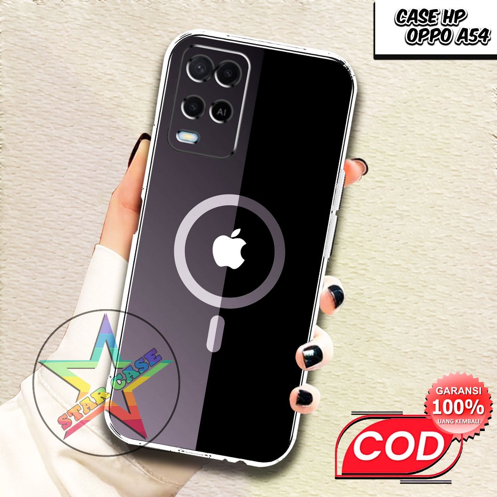 Case OPPO A54 TERBARU Motif [magsafe] Terlaris Casing OPPO A54 Terbaru Softcase Clear Protected Came