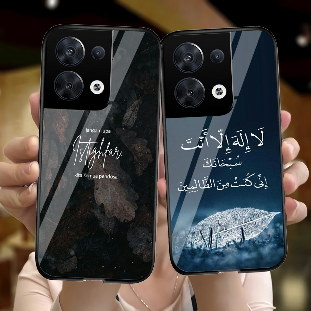 (GC 159) Softcase Kaca Oppo Reno 8 5G - Kesing hp Oppo Reno 8 5G - Case Kaca Kilau Oppo Reno 8 5G