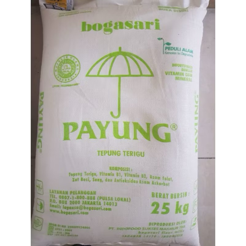 

TERIGU PAYUNG CURAH TIMBANGAN 1KG 1/2KG 1/4KG