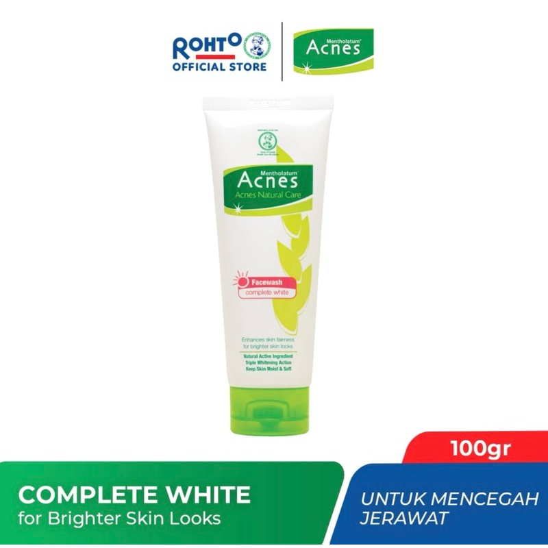 ACNES FACE WASH COMPLETE WHITE 100g | ACNES FACIAL WASH COMPLETE WHITE | ACNES FACIAL WASH
