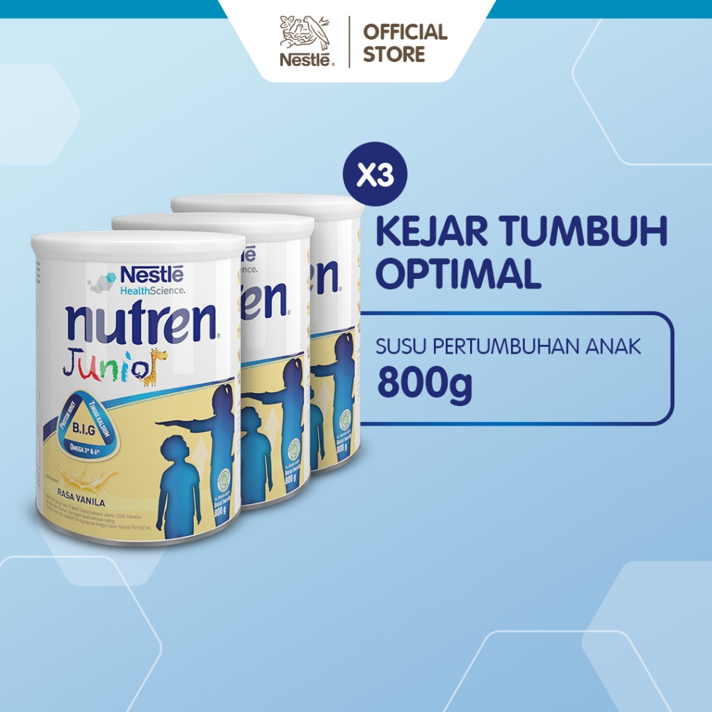 

NESTLE Nutren Junior Vanila 800g x3pcs