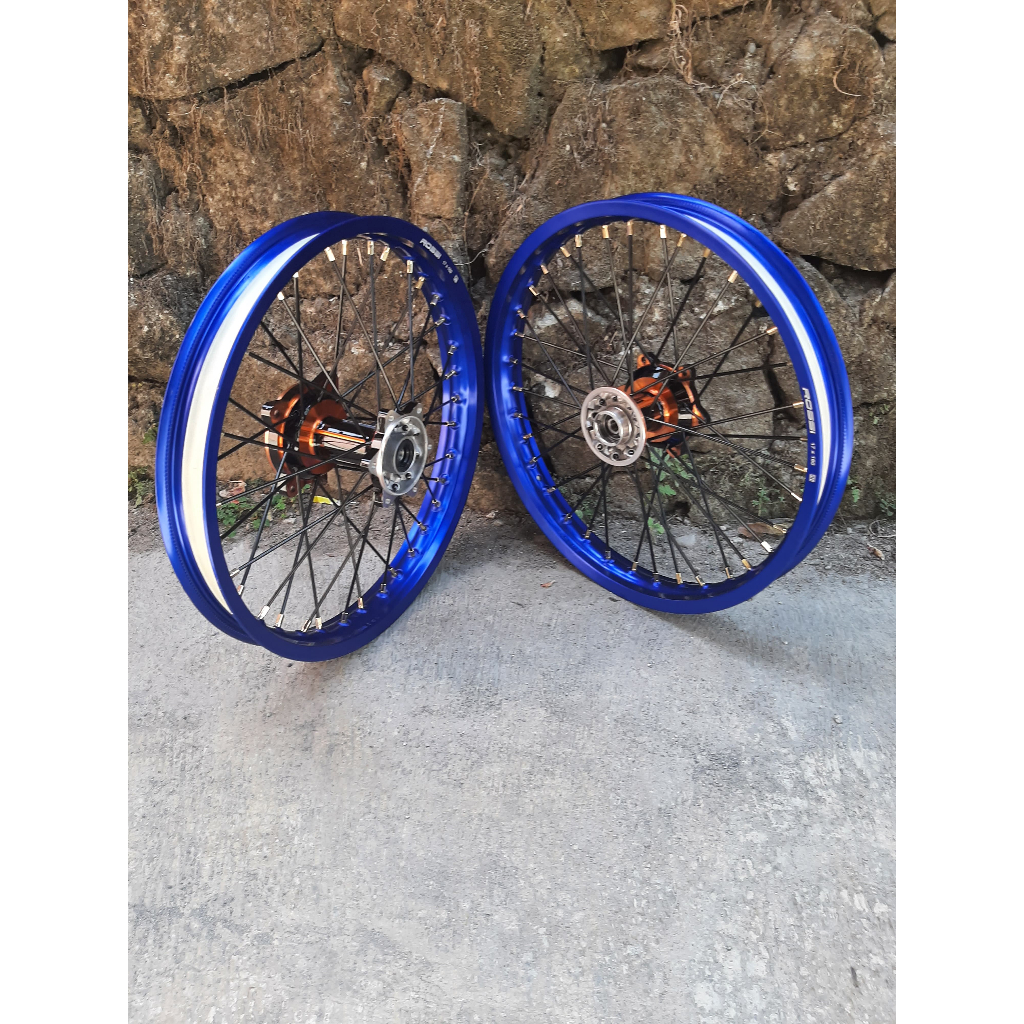 Semi Cacing KLX 140/160 wheelset surex d-tracker ring 17 tanpa ban