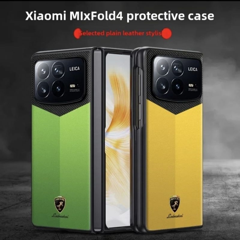 Leather Carbon Hardcase XIAOMI MIX FOLD 4 # MIX FOLD 3 QUALITYA PREMIUM⁰