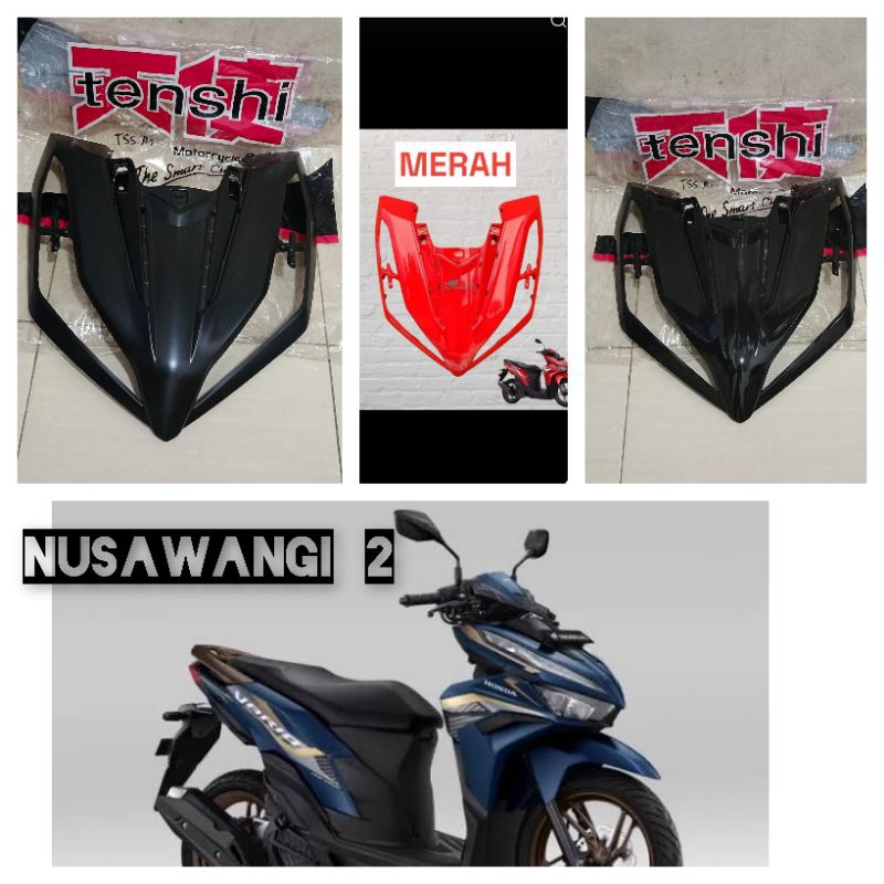 Cover Tameng Panel Depan Vario 125 New 2023.merek tenshi