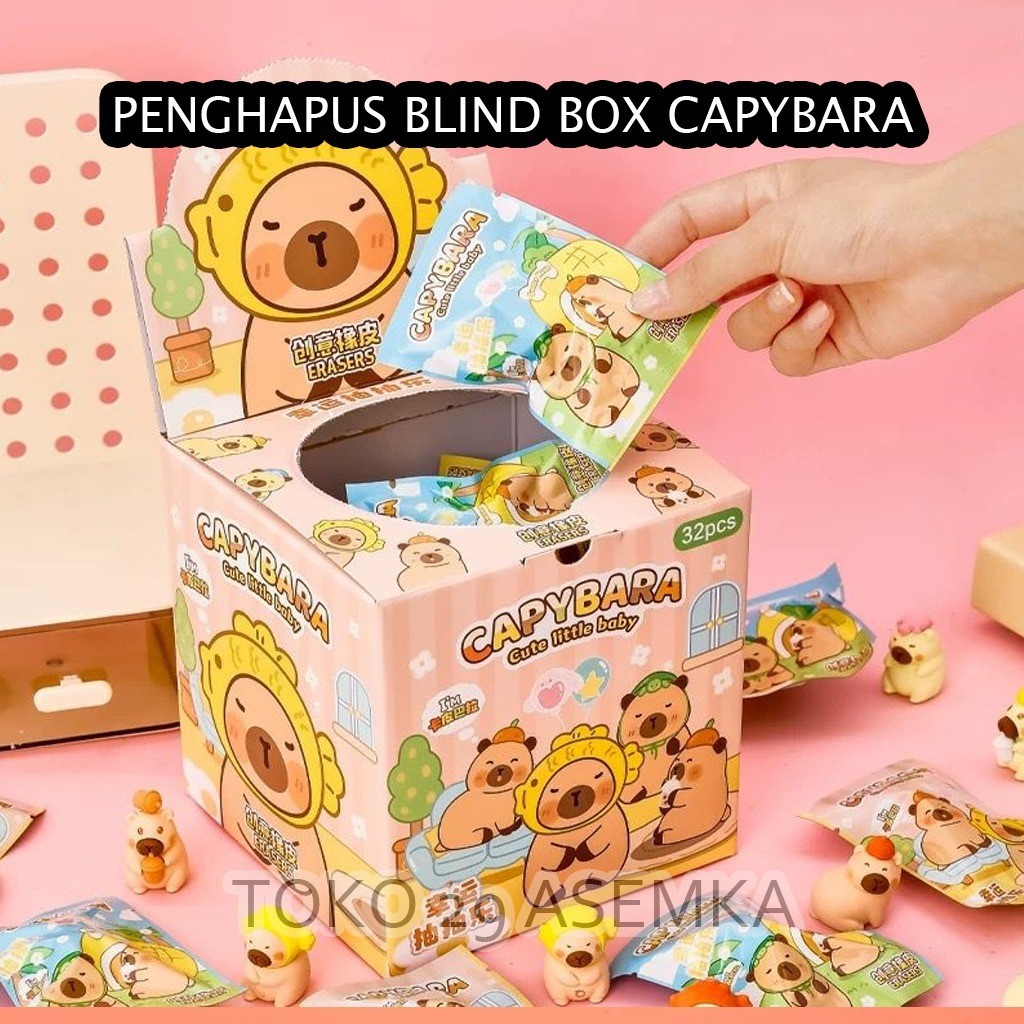 

PENGHAPUS MISTERY BAG CAPYBARA ER-1470 BLIND BOX BLIND KAPIBARA BOX HAPUSAN SETIP STIP ERASER LUCU UNIK KARAKTER ALAT TULIS KANTOR SEKOLAH MURAH TERMURAH COD