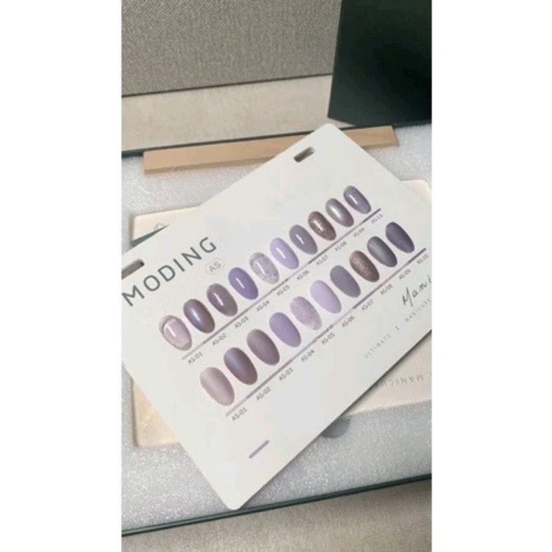 MODING AS NAIL GEL POLISH SET ISI 10 WARNA PER SET JAR POT SET KUTEK GEL POLISH JAPAN