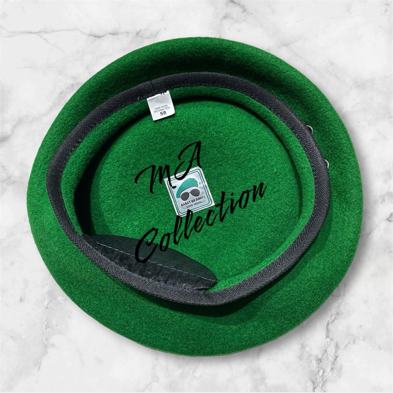 BARET TNI AD , HIJAU , BIRU POM , HITAM