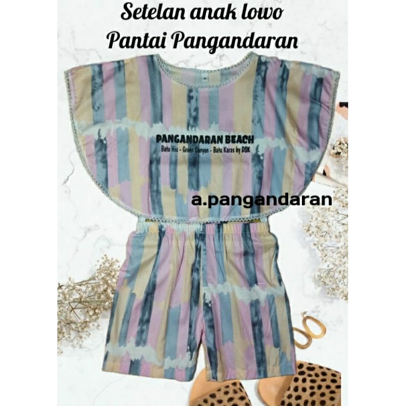 Setelan anak lowo pantai pangandaran baju anak pantai pangandaran