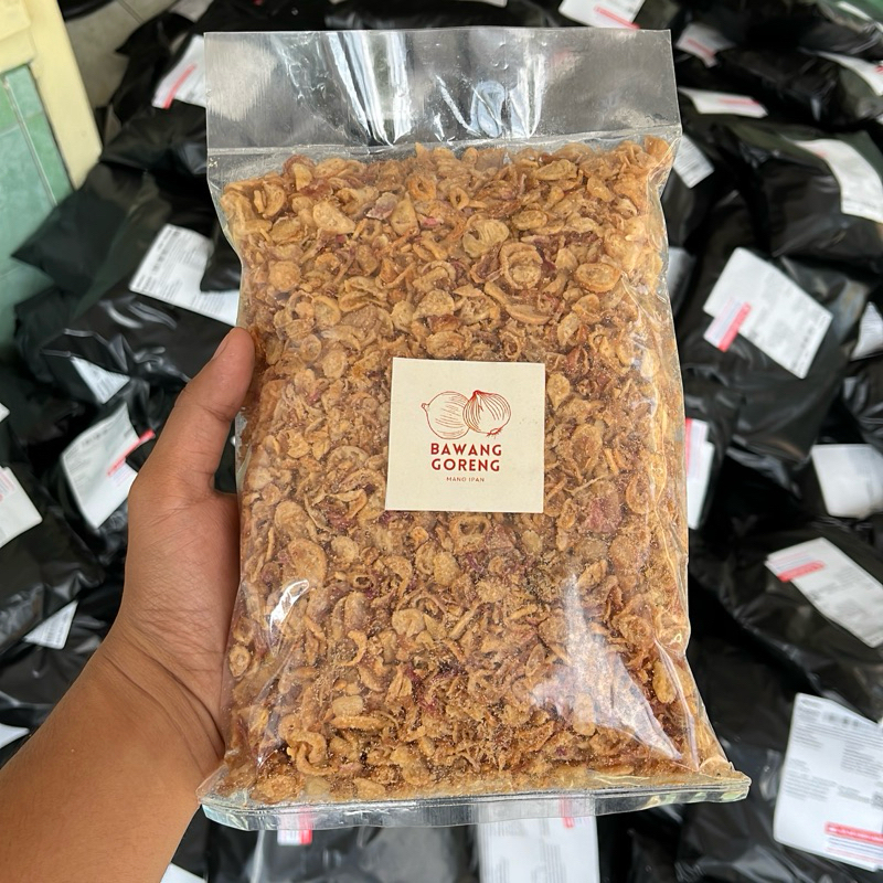 

BAWANG GORENG - Grade A [ 500 Gr ] Bawang Merah Goreng / Brambang goreng, Grade A, Refill