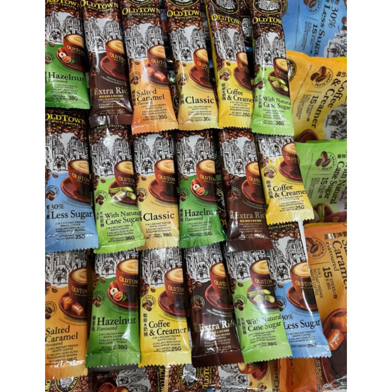 

Old Town White Coffee Malaysia eceran (1 stick) minimal 6 sticks
