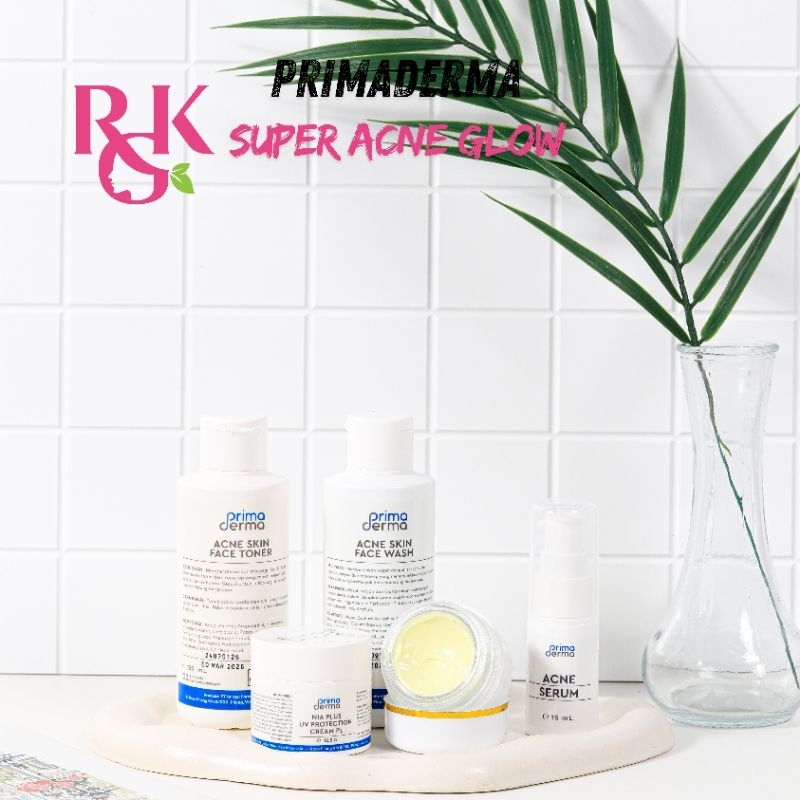 Primaderma Paket Super Acne Glow + Acne Serum