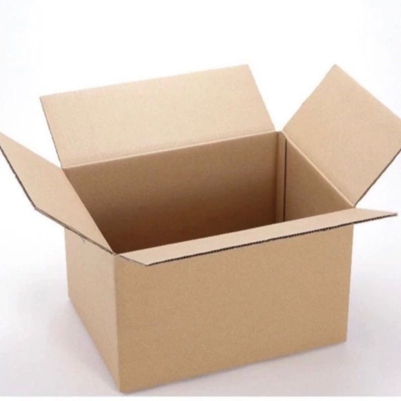 

45x30x25 cm kardus polos packing kemasan karton dus besar corrugated kraft packaging