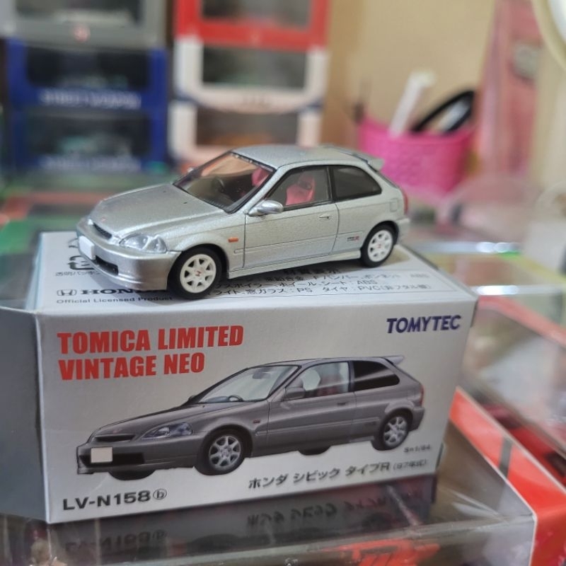 Tomica Limited Vintage honda civic type R silver