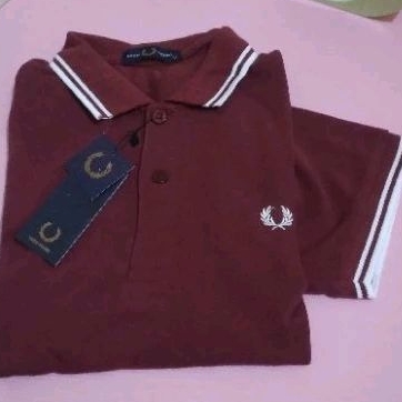 Kaos kerah Pria Premium/FredPerry Shirt Pria