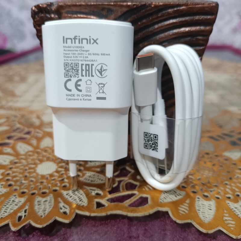 Charger infinix type c original 100% HOT 30i/HOT 12 play/HOT 11NFC/HOT 12 /NOTE 10