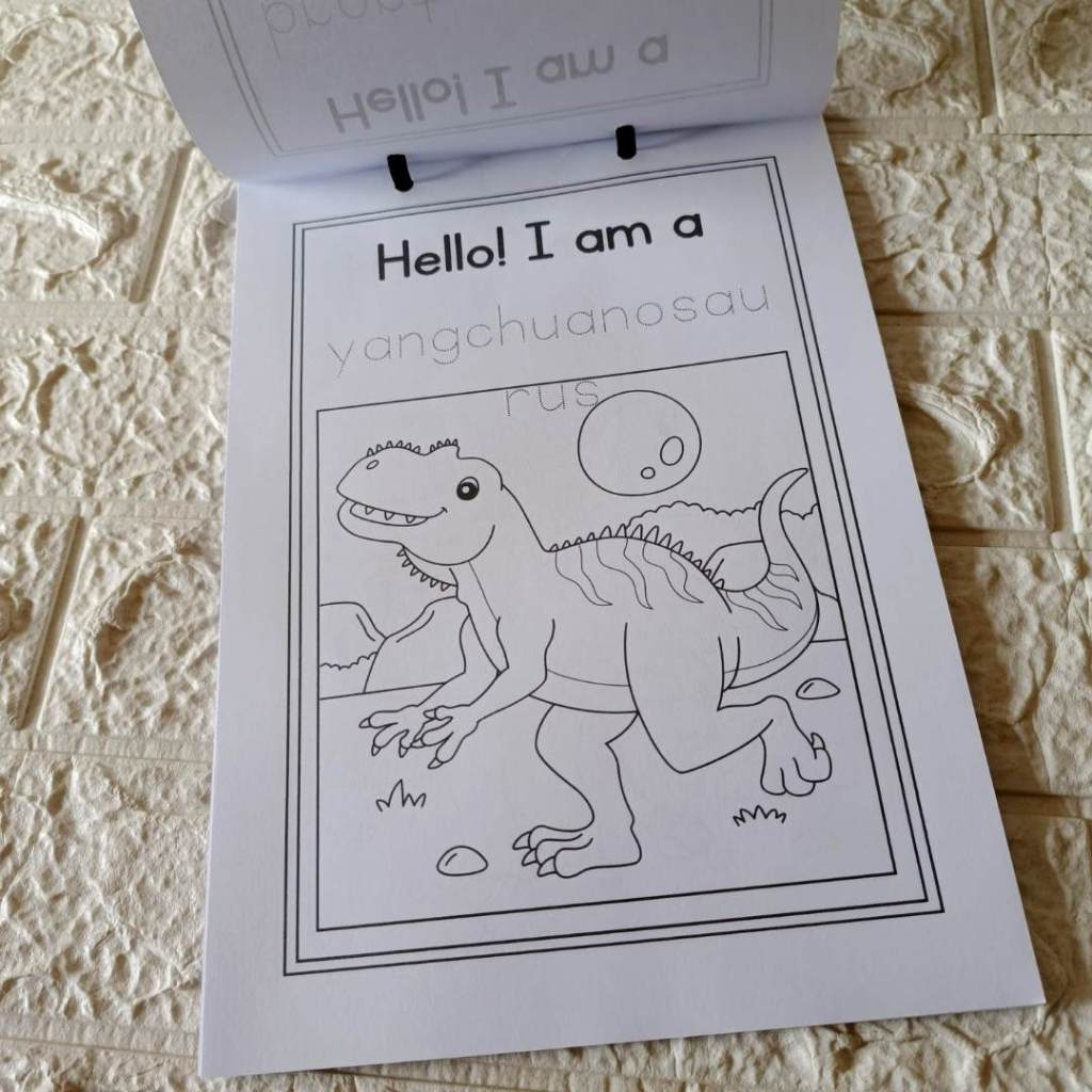 

Buku Aktivitas Pertamaku Worksheet Anak 3 4 5 6 Tahun Buku Mewarnai Dinosaurus 15 Halaman